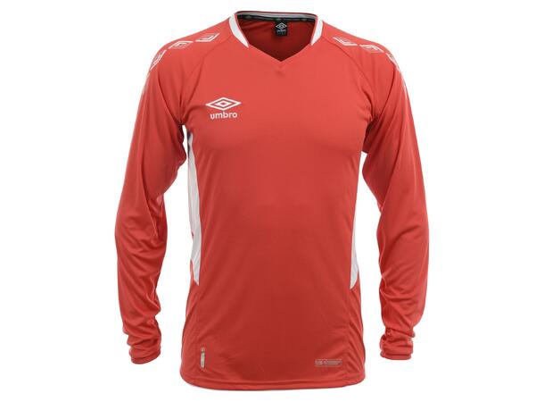 UMBRO UX-1 Jersey LS Röd/Vit XL Matchtröja lång ärm 